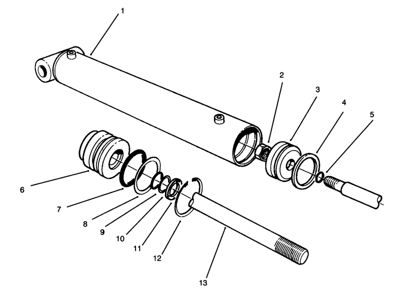 Hydraulic Lift Cylinder No 54 0150