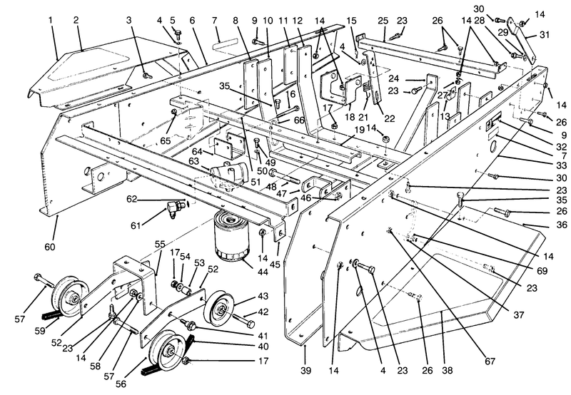 Frame and Jackshaft Assembly
