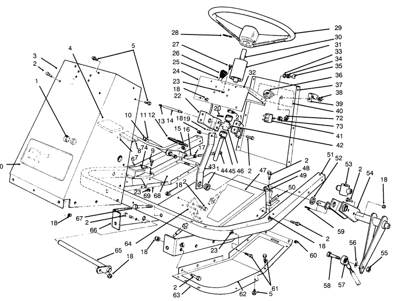Frame and Steering Assembly