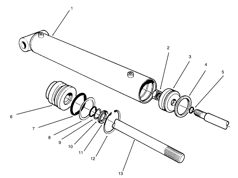Hydraulic Lift Cylinder No 54 0150
