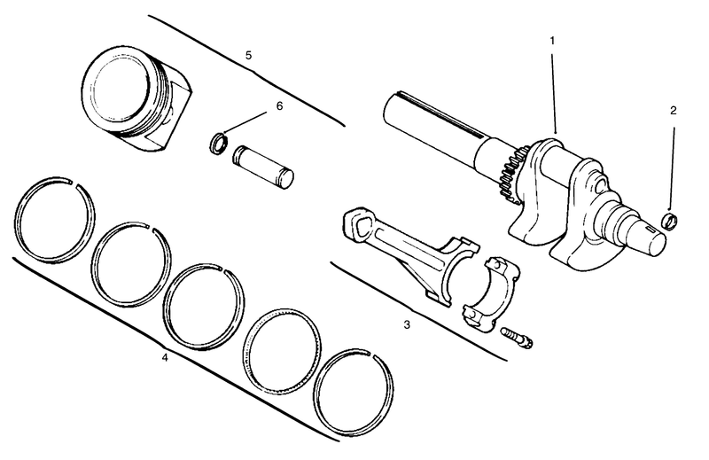 Crankshaft Piston And Rings