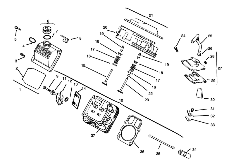 Cylinder Head Valve and Breather
