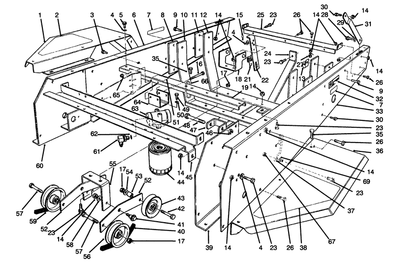 Frame and Jackshaft Assembly