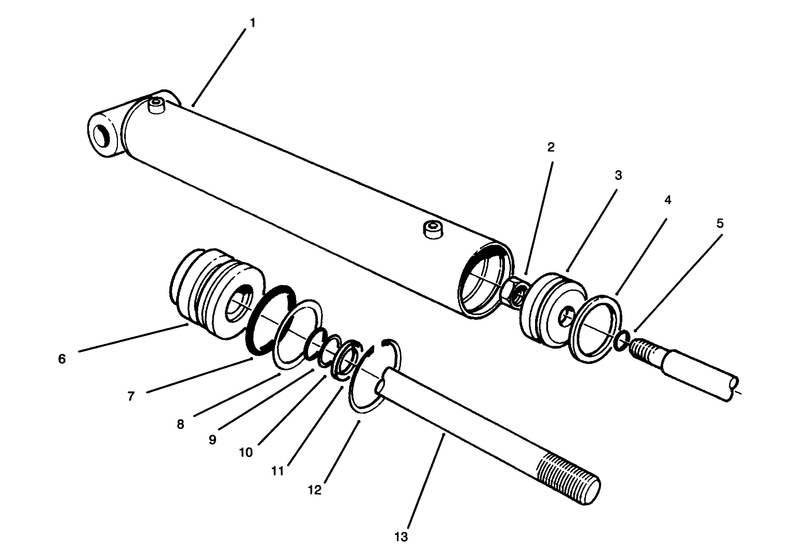 Hydraulic Llft Cylinder No 54 0150