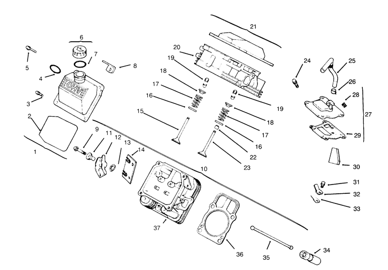 Cylinder Head Valve and Breather