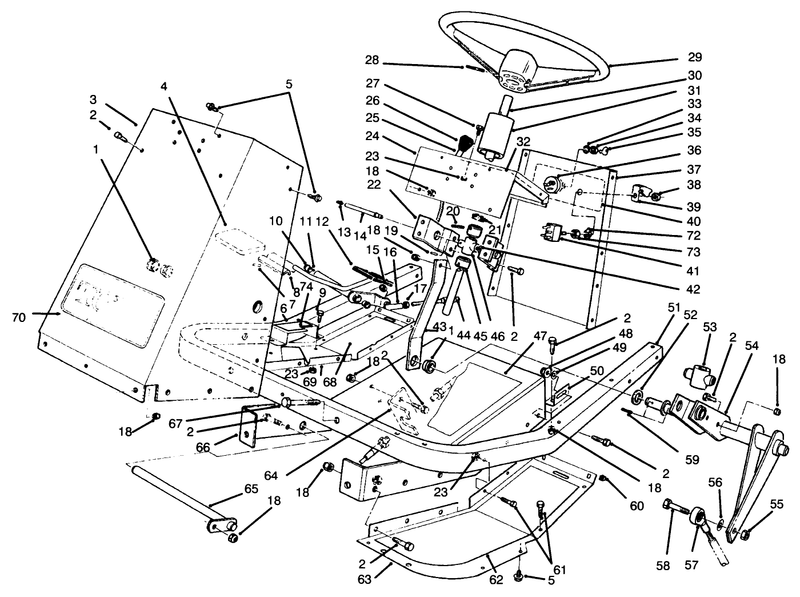 Frame and Steering Assembly