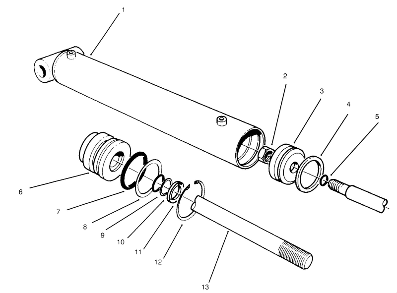 Hydraulic Llft Cylinder No 54 0150