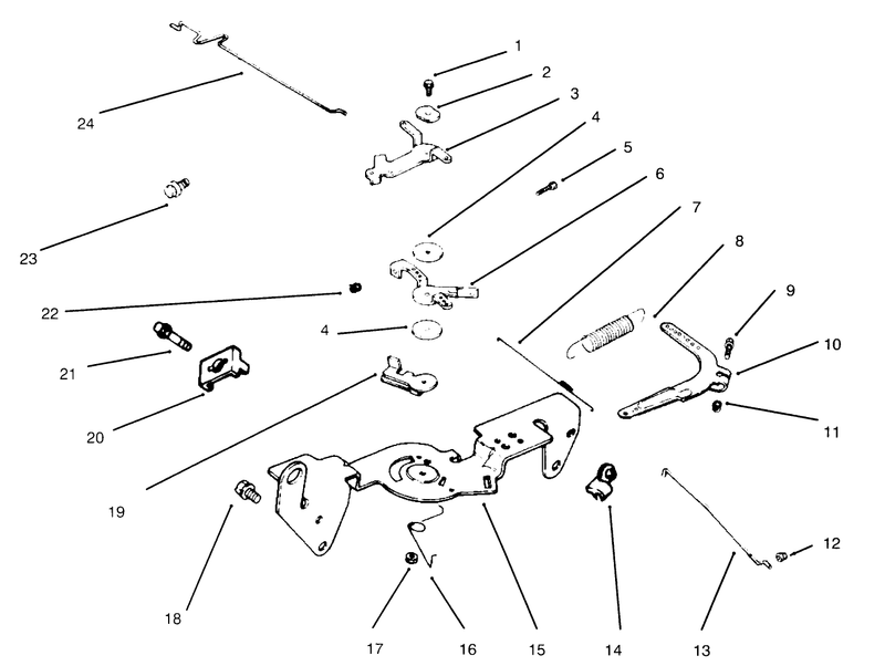 Throttle Linkage And Governor Controls