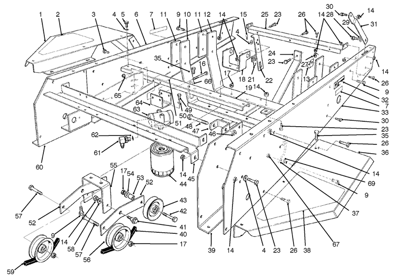 Frame And Jackshaft Assembly