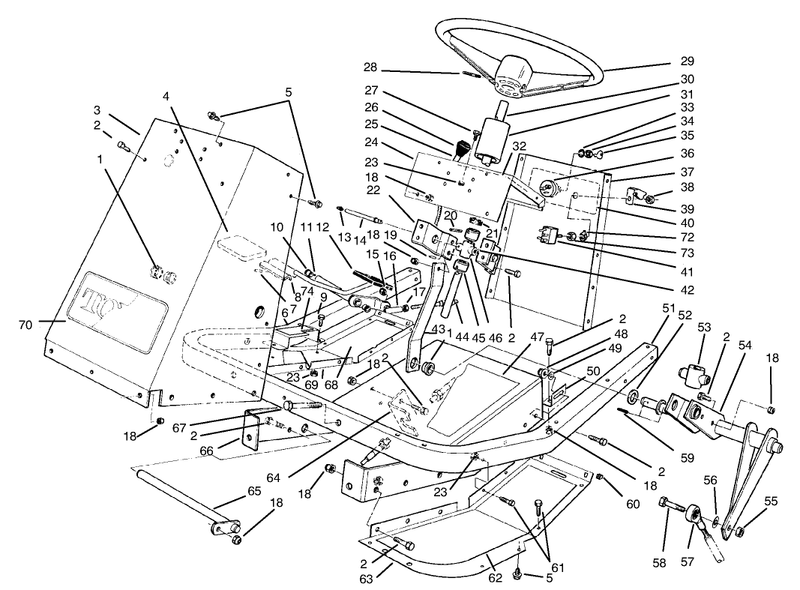 Frame and Steering Assembly