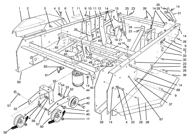 Frame and Jackshaft Assembly