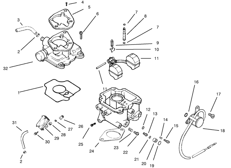 Carburetor and Fuel Pumpch20qs Ps64556 Kohler