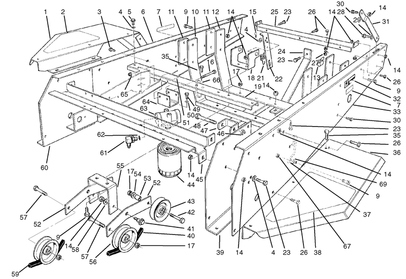Frame and Jackshaft Assembly