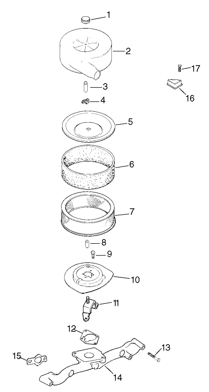 Air IntakeFiltration Assembly Kohler Engine CH20QS 64678