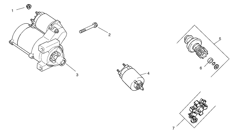 Starting System Kohler Engine CH20QS 64678