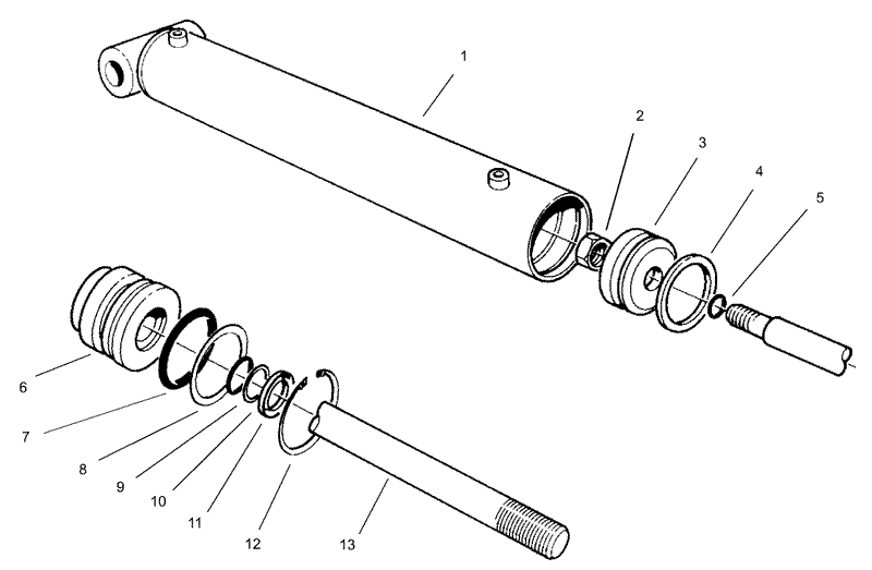 Hydraulic Lift Cylinder Assembly 54 0150