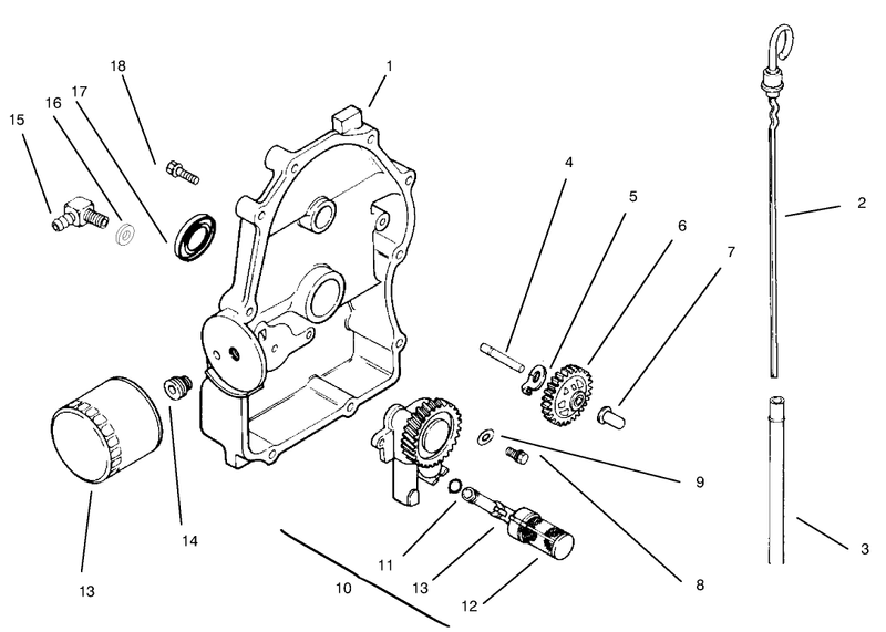 Oil Panlubrication Kohler Engine Model Ch20qs Ps 64556