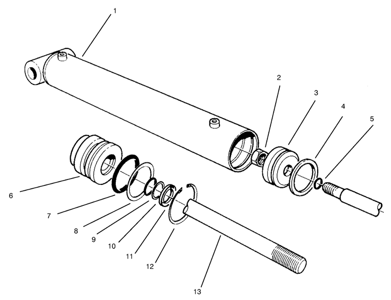 Hydraulic Lift Cylinder No 54 0150