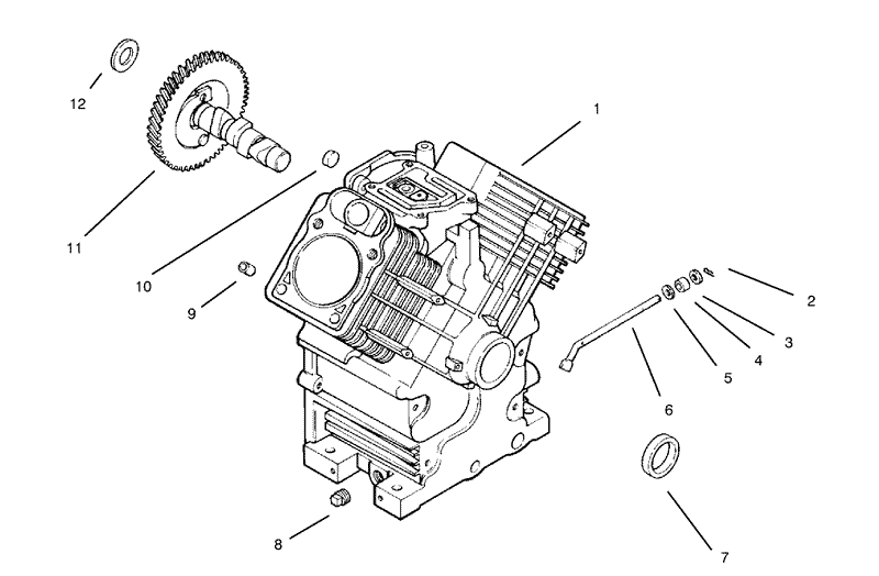 Crankcase CH20QS PS64556 Kohler