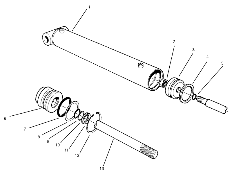Hydraulic Lift Cylinder No 54 0150