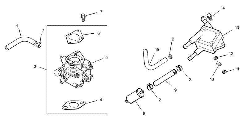 Fuel System Assembly Kohler CH20QS PS64677