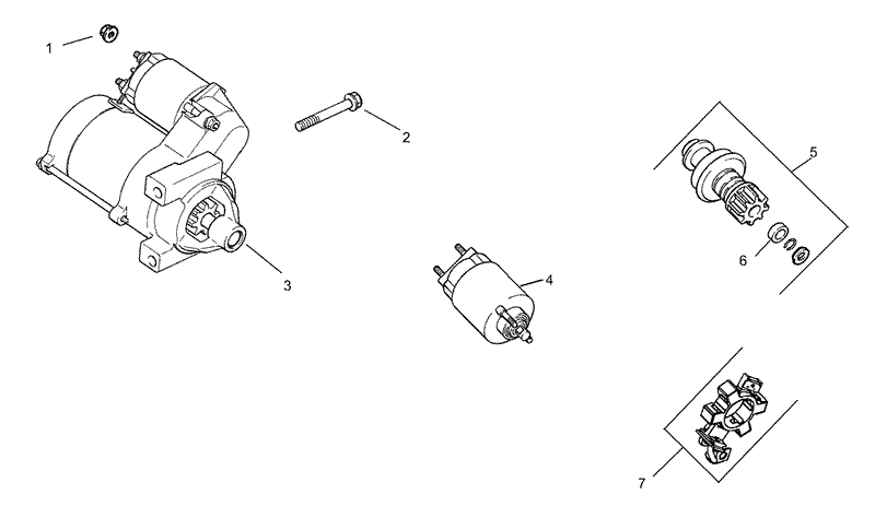 Starting System Assembly Kohler CH20QS PS64677