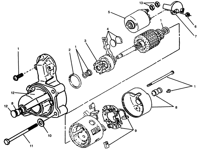 Starter Onan P220g Type I10808d