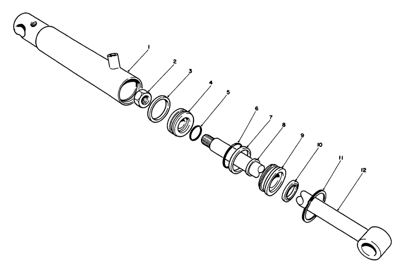 Hydraulic Cylinder No 68 9700