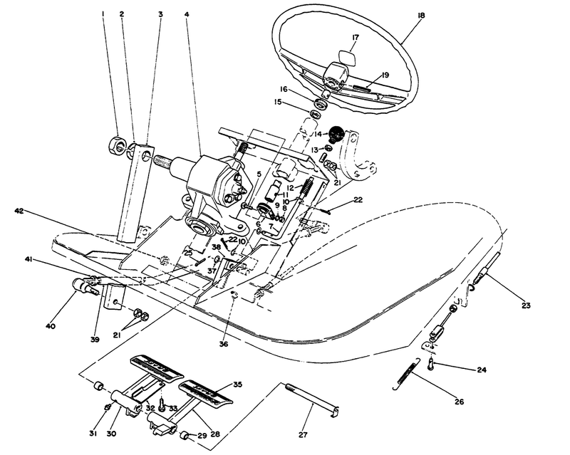 Pedals and Steering Wheel Assembly