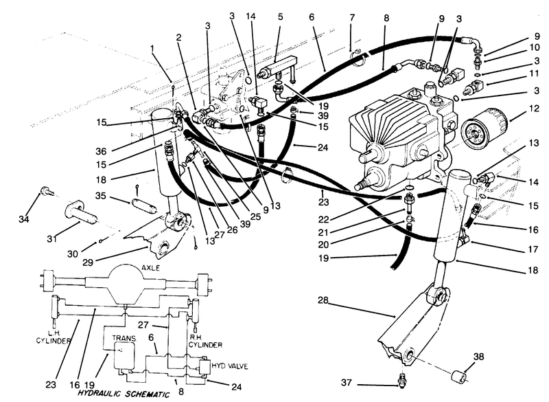 Hydraulic Valve and Lift Arm Cylinders