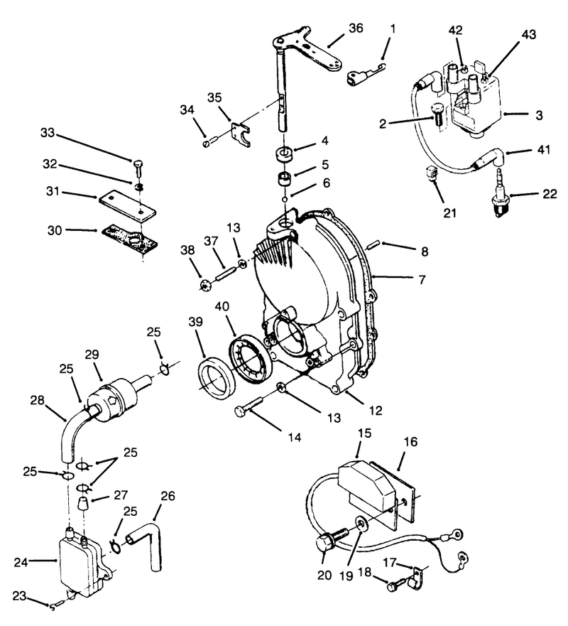 Ignition Control Onan P220g Type 110808g