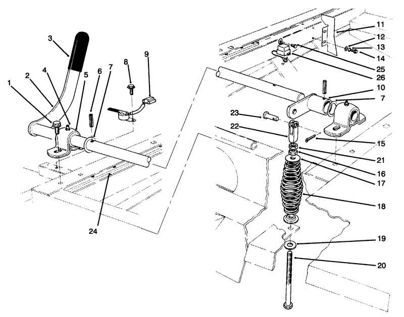 Power Take Off Lever Assembly