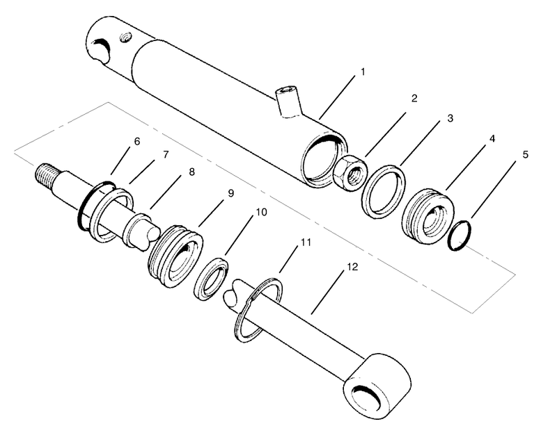 Hydraulic Cylinder No 68 9700