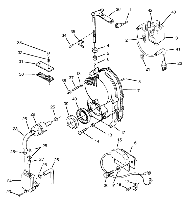 Ignition Control Onan P220g Type I10808h