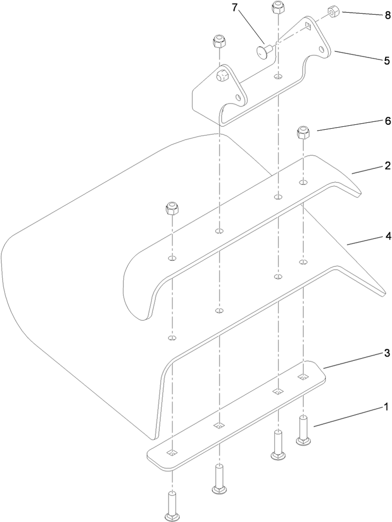 Deflector Assembly No 119 6530