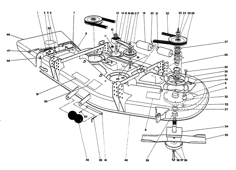 Deck And Spindle Assembly