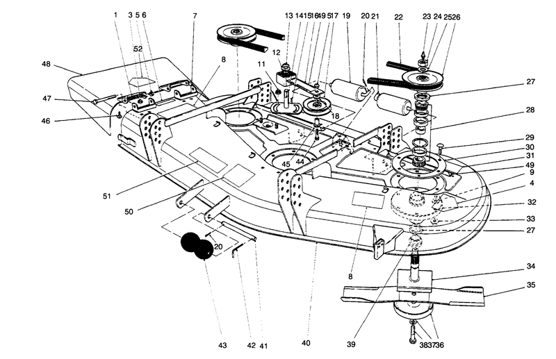 Deck And Spindle Assembly