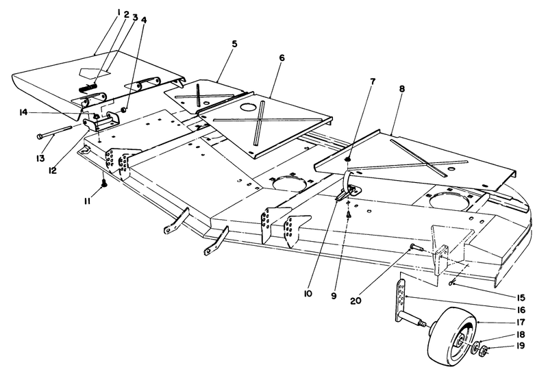 Deflector Cover And Gauge Wheel