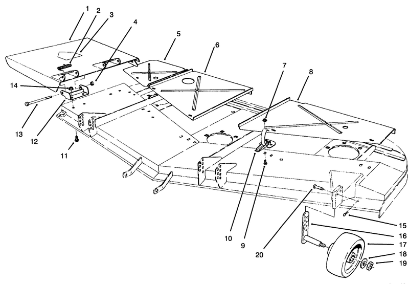 Deflector Cover And Gauge Wheel