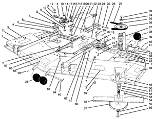 Deck Gear Box and Spindle Assembly