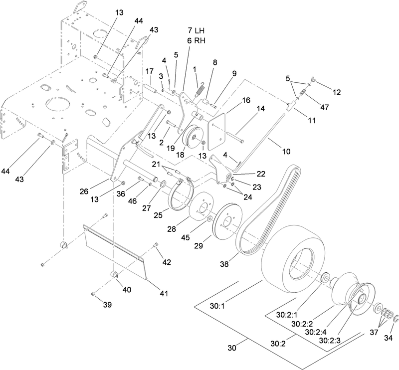 Drive Wheel and Brake Assembly.gif