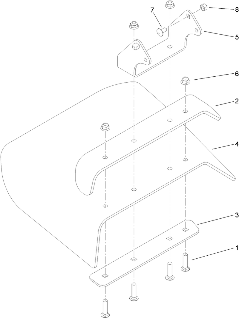 Deflector Assembly No 119 6530