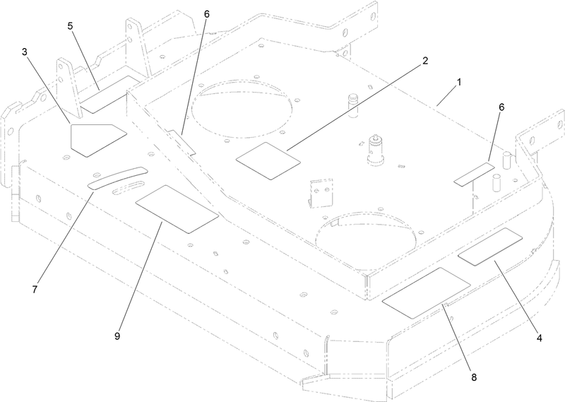 Deck Decal Assembly No 110 4907