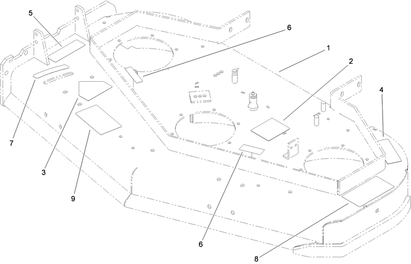 Deck Decal Assembly No 110 4909