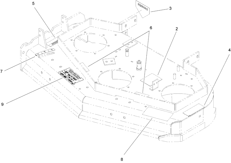 Deck Decal Assembly No 110 4908