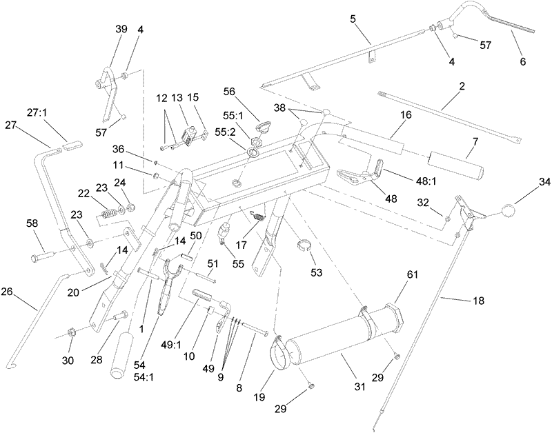 Handle and Control Assembly