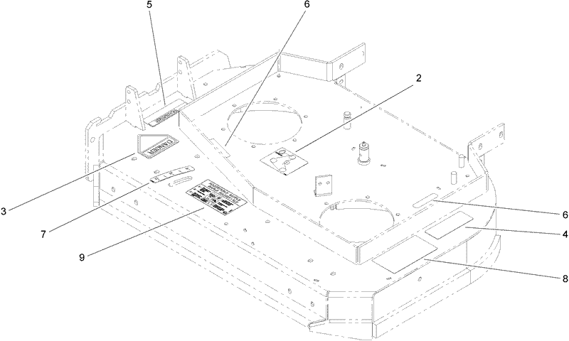 Deck Decal Assembly No 110 4907