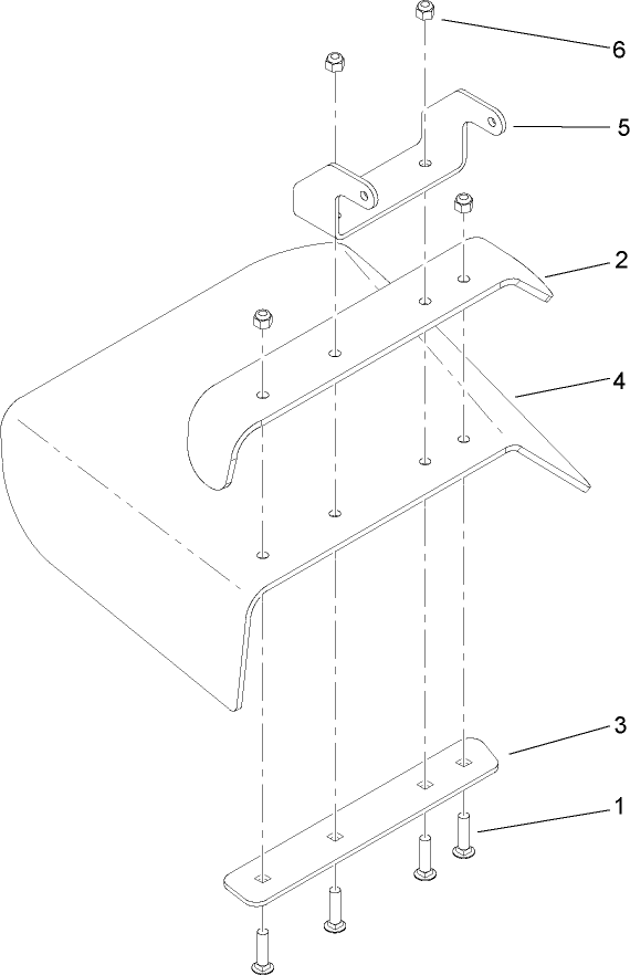 Deflector Assembly No 110 0790