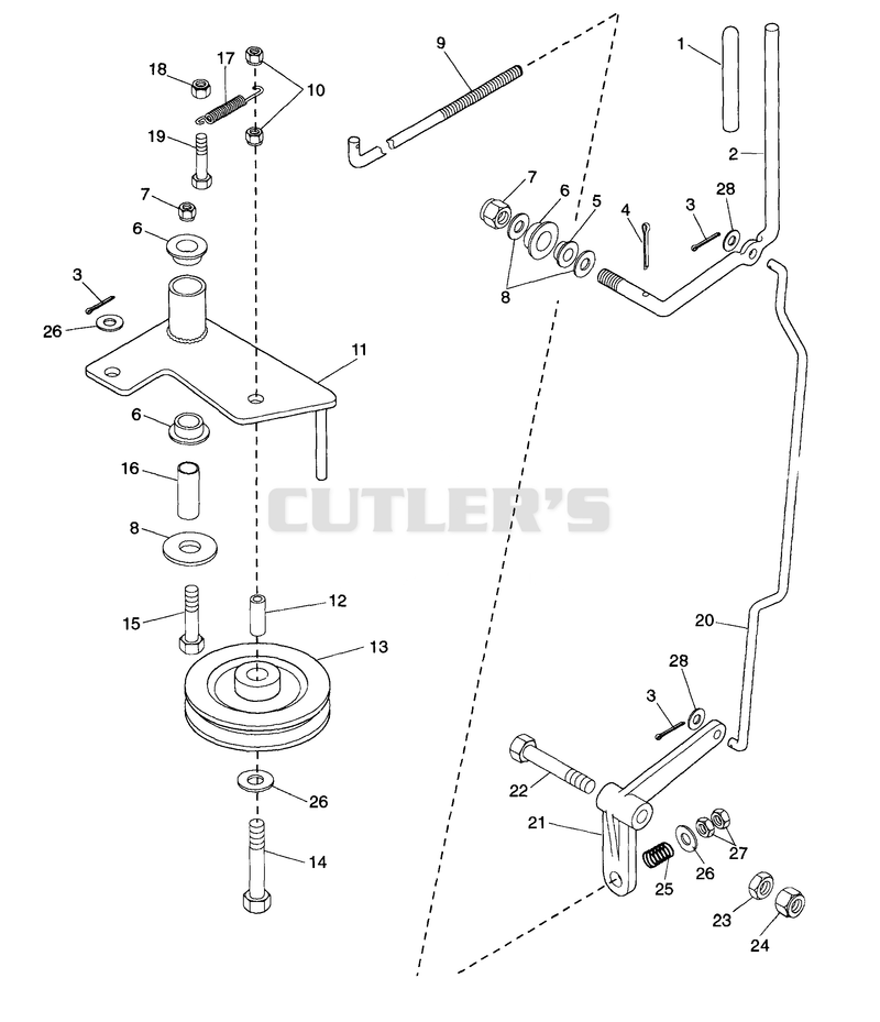 PTO CLUTCH LINKAGE