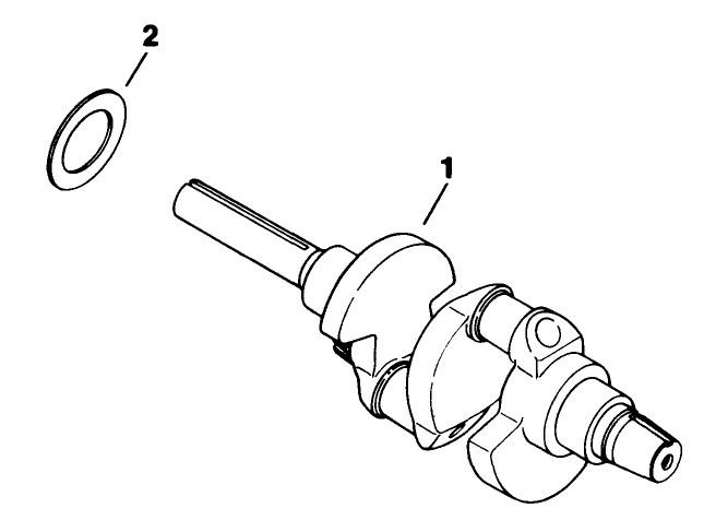 Crankshaft Engine Kohler Model No M180qs 24657 continued